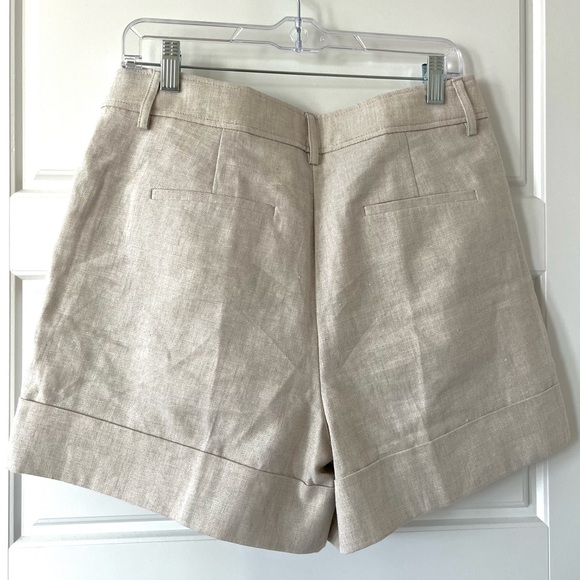 J Crew Linen Blend Pleated Shorts - Picture 3 of 3